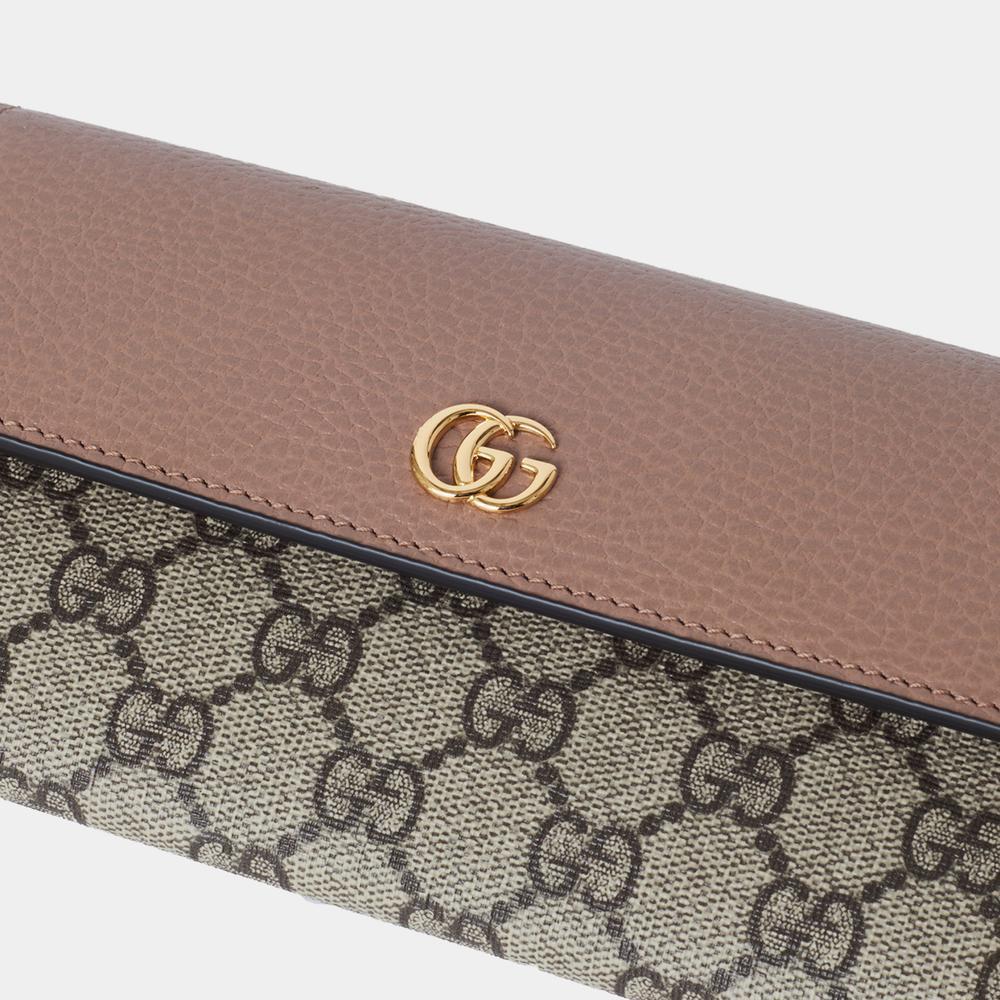 人気商品★GGマーモント・レザー コンチネンタルウォレット